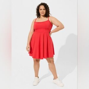 Torrid Mini Foxy Skater Tank Dress size 1x NWT